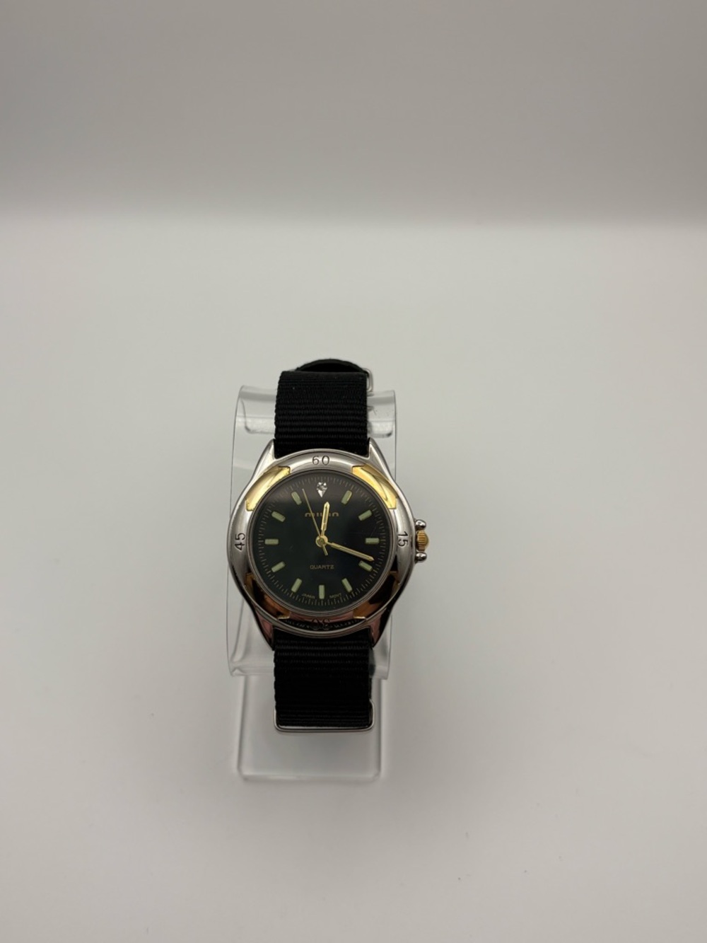 Milan Men’s Classic Two-Tone‎ Black Dial Wristwatch